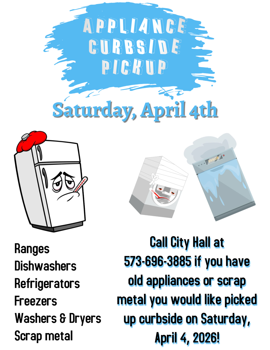 April 4th Applicance Pick up