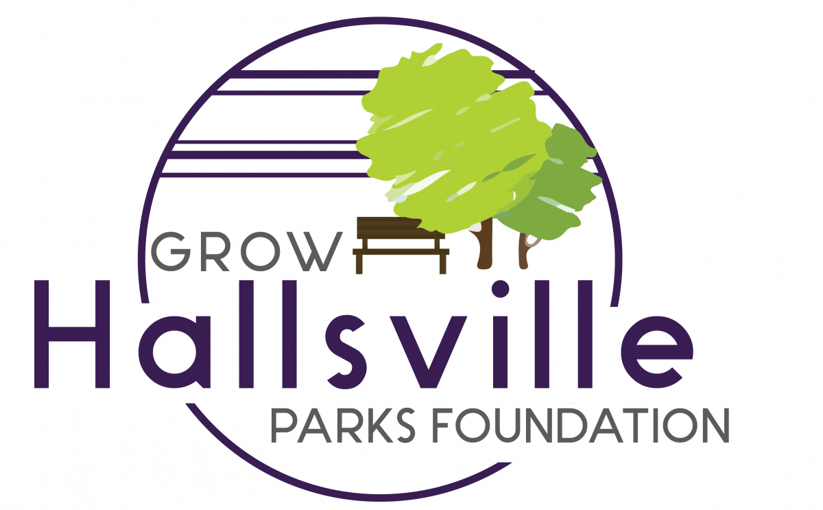 Grow Hallsville Parks Foundation winning logo